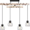 Globo Lighting|Deckenleuchte Metall schwarz matt, 4x E27 Produktbild-Vorschau 2