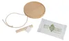 PETIT ARTICHAUT Babyabdruck Holzmedaillon Anteprima dell’immagine prodotto 2