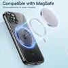 Pouzdro pro iPhone 15 Protection MagSafe Blue Silicone Slim Náhled obrázku produktu 3