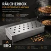 2 x Edelstahl Räucherbox + 1 Zange Smokerbox Räucherdose Produktbild-Vorschau 6