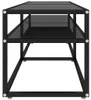 Mobile TV nero 160x40x40,5 cm in vetro temperato Anteprima dell’immagine prodotto 4