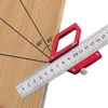 Anschlag-Lineal 30 cm Streichmaß Aluminium Anreißwerkzeug Produktbild-Vorschau 4