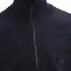Close-up of a dark-colored pullover with a zipper. Produktbild-Vorschau