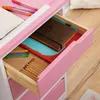 Kinderschreibtisch EMMA aus Kiefer Massivholz, weiß/rosa - Produktbild-Vorschau 6