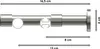 Interdeco Rundrohr-Innenlaufstange / Gardinenstange Produktbild-Vorschau 2