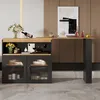 Ausziehbarer Bartisch 138-193x39x105cm – drehbarer Esstisch Produktbild-Vorschau 8