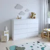 YUMEBLY Kommode mit 8 Schubladen | 140x97x40 cm | Große Produktbild-Vorschau 2