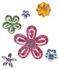 Colorations – Farbige Blumen-Strasssteine, 300 Stück Produktbild-Vorschau 3