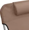 vidaXL Sonnenliegen Klappbar 2 Stk. Braun Textilene und Produktbild-Vorschau 10