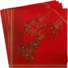 Sovie HOME Weihnachtsserviette Tiffany in Rot aus Linclass® Produktbild-Vorschau 6