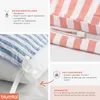 Blumtal Premium Seersucker Bettwäsche 200x200 + 2x 80x80 cm Produktbild-Vorschau 5