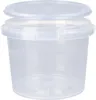 Kunststoffeimer mit Deckel 1,5L | PP | rund | Transparent Produktbild-Vorschau 3