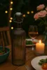 Glas-Bügelverschlussflasche 1 Liter – Mit Rillenmuster & Produktbild-Vorschau 4
