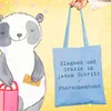 Mr. & Mrs. Panda Schultasche Spruch Eleganter Pharaonenhund Produktbild-Vorschau 2