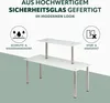 bremermann Glas-Regal, Küchenregal, mit Glasplatten und Produktbild-Vorschau 5