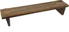 A wooden shelf with two legs, shown from a diagonal angle against a white background. Produktbild-Vorschau
