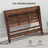 Gartenbank für 2 Personen, rustikales Design, klappbar, Produktbild-Vorschau 6