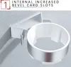 Selbstklebend Haartrocknerhalter Aluminium Produktbild-Vorschau 3