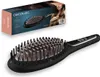 A product shot of a hair straightening brush and its packaging. Produktbild-Vorschau