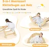 2 in 1 Kletterbogen mit Kissen, Bogenwippe aus Holz, Produktbild-Vorschau 2