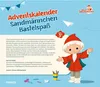 A cartoon character is shown with text and craft supplies. Produktbild-Vorschau