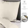 liebling - Satin Bettwäsche, natur, 1 x Bettbezug 135 x 200 Produktbild-Vorschau 2