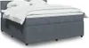 Design Boxspringbett mit Matratze Dunkelgrau 180x200 cm Produktbild-Vorschau 1