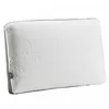 A white memory foam pillow with a gray border. Produktbild-Vorschau