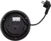 The underside of a black electric kettle with its power cord and plug visible. Náhled obrázku produktu