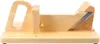 A wooden slicer with a metal blade, likely for food. Produktbild-Vorschau