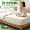 WOOL-STAM Matratzen Topper aus 100% Schurwolle – 5-Zonen Produktbild-Vorschau 3