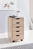 Podstawa mobilna MINA 33 x 68 x 38 cm drewno MDF 5 szuflad Podgląd zdjęcia produktu 3
