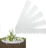 A garden bed border made of metal, with a flower bed inside. Náhľad obrázku produktu