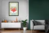 MuchoWow® Gerahmtes Poster Fuchs - Blumen - Krone - Zitat Produktbild-Vorschau 5