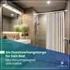 Gardinenstange ohne bohren [weiß, 210-300cm] – Ø 32mm – Produktbild-Vorschau 5