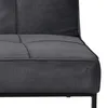 Schlafcouch Perugia als praktisches Schlafsofa dunkelgrauer Produktbild-Vorschau 3