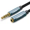 Ugreen adapter przejciwka mini jack 3,5mm 1m niebieski Náhled obrázku produktu 2