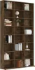 vidaXL Scaffale per CD in rovere affumicato 102x23x177,5 cm Anteprima dell’immagine prodotto 9