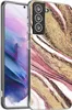 Hülle für Samsung Galaxy S21 Schutzhülle Marmor Motiv Handy Produktbild-Vorschau 1