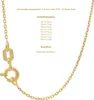 Goldkette Panzerkette 333 - 8 Karat Gold 1,1 mm - 42 cm Produktbild-Vorschau 3