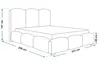 Polsterbett 200x200 cm Roma - Doppelbett mit Bettkasten - Produktbild-Vorschau 4
