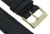 Herzog Echt Strauß Uhrenarmband schwarz Leder Ton in Ton Produktbild-Vorschau 4