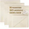 com-four® 3x Bäckerleinen, Seihtuch, Passiertuch, Produktbild-Vorschau 1