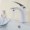 Biała bateria Elegancka bateria łazienkowa z umywalką Podgląd zdjęcia produktu 1
