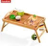 Plateau de lit en bambou avec pieds pliables Utah Pratique, Voir les images du produit 1