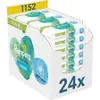 A display box filled with Pampers Harmonie Aqua baby wipes. Produktbild-Vorschau