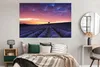 MuchoWow® Poster Lila Wolken an einem Lavendelfeld 180x120 Produktbild-Vorschau 4
