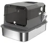 XXL Edelstahl-Katzentoilette mit Deckel, 72 l, inklusive Produktbild-Vorschau 1