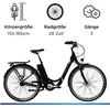 Zündapp Z517 E Bike Damenfahrrad 28 Zoll schwarz Produktbild-Vorschau 3