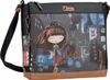 Anekke Contemporary Rectangular 3 Compartment Shoulder Bag Produktbild-Vorschau 2